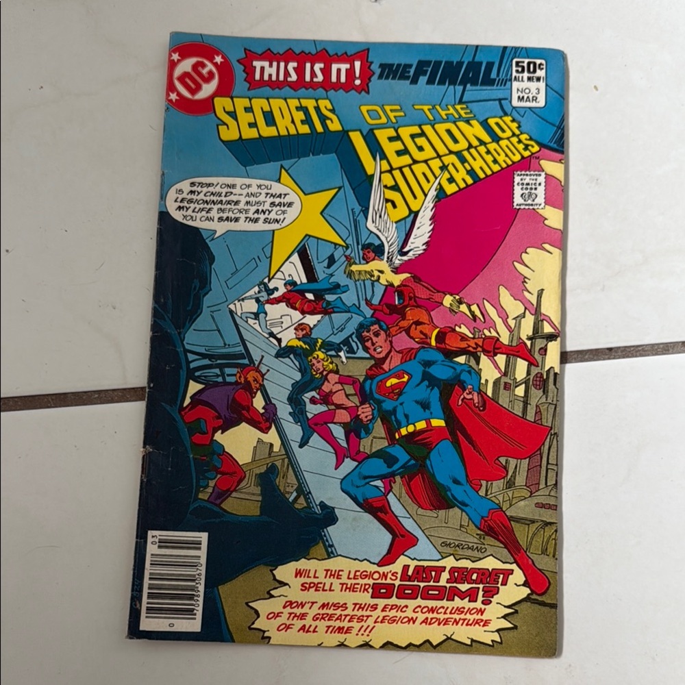 DC Comics Secrets of the Legion of Super-Heroes Comic